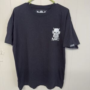 No Warning NWC Punk Band Bridge Nine Records Double Sided Graphic T Shirt L NWOT